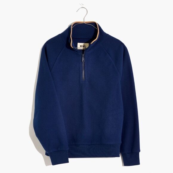 Madewell 1/4 Zip Fleece Small - Picture 1 of 8